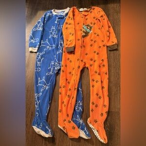 Kids graphic fleece sleepers